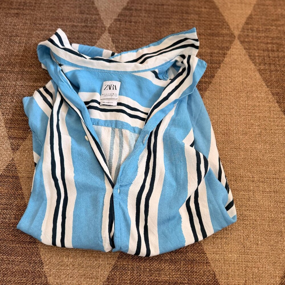 Blue stripe Zara